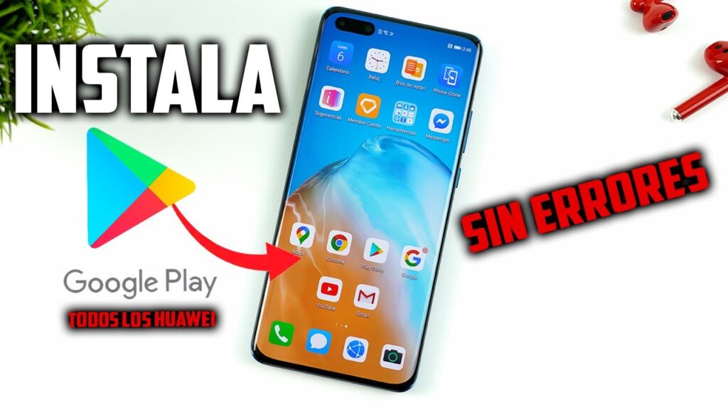 Instalar Google play en Huawei p40 lite - 2024