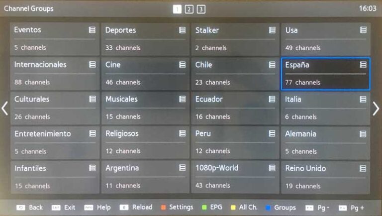 Lista De Canales De Smart Iptv